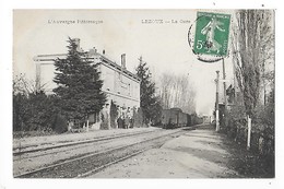 LEZOUX  (cpa 63)   La Gare    -  L 1 - Lezoux