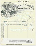 LIERRE  -  Raymakers & Co  ( Fabrique De Margarine )  1908 - Alimentaire