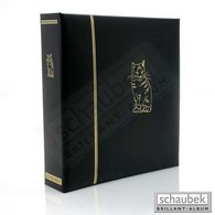Schaubek Kunstleder-Schraubbinder Mit Goldener Motivprägung Katzen Ohne Schutzkassette Ds1015/Katzen - Formato Grande, Fondo Negro