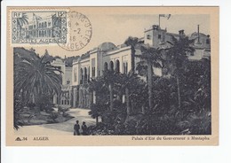 Carte-Maximum ALGERIE N°Yvert 200 (PALAIS D'ETE) Obl Sp Alger Palais D'Eté - Maximum Cards