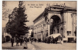 UN SALUTO DA LUINO - LAGO MAGGIORE - VARESE - 1918 - Vedi Retro - Formato Piccolo - Luino