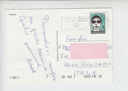 DANIMARCA  2003 - Unificato  1335 Su Cartolina - Sport -nuoto - Lettres & Documents