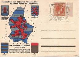 Luxembourg, Carte Journée Du Timbre 23-04-1939 - Máquinas Franqueo (EMA)