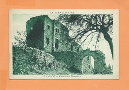 Carte Postale - VAOUR - Ruines Des Templiers - Vaour