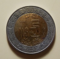 Mexico 5 Pesos 1992 Varnished - México