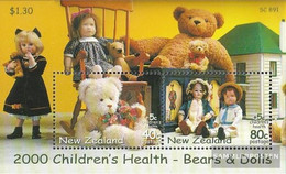 New Zealand Block114 (complete Issue) Unmounted Mint / Never Hinged 2000 Health - Nuevos