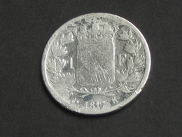 1 Franc 1817 K - Louis XVIII Roi De France  ***** EN ACHAT IMMEDIAT **** - H. 1 Franc