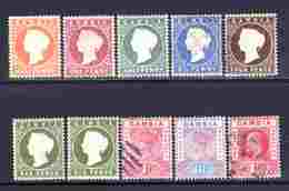 Gambie 1880/1912 17 Timbres Différents Neufs*/Obl.  B/TB  27,50 € (cote 182,35 €) - Gambie (...-1964)