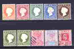 Gambie 1880/1912 17 Timbres Différents Neufs*/Obl.  B/TB  27,50 € (cote 182,35 €) - Gambia (...-1964)