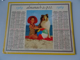 Almanach Ptt De 1969  Vacances - Grand Format : 1961-70