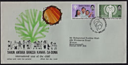 Ca0239 BRUNEI 1979,  SG 277-8 International Year Of The Child,  FDC - Brunei (1984-...)