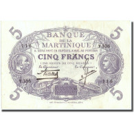 Martinique, 5 Francs, Undated (1934-1945), SUP, KM:6 - Otros & Sin Clasificación