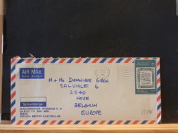 82/115 LETTER  BRUNEI TO  BELG. 1986 - Brunei (1984-...)