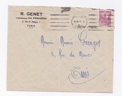 ENVELOPPE DE TUNIS POUR TUNIS - Cartas & Documentos