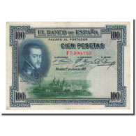 Billet, Espagne, 100 Pesetas, 1925-07-01, KM:69c, TTB - 100 Pesetas