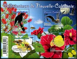 Nouvelle-Calédonie 2018 - Faune Pollinisateurs, Abeilles, Papillons, Chauve-souris  - BF Neufs // Mnh - Ungebraucht