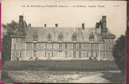 D58 - ST AMAND EN PUISAYE  -  LE CHATEAU  Façade Ouest - Saint-Amand-en-Puisaye