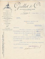 Suisse Facture Lettre Illustrée 5/3/1930 GRELLET Ex Morell Vins, Chianti, Campari ...LAUSANNE - Suiza