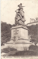 959. BELFORT . MONUMENT " QUAND MEME "  . ECRITE AU VERSO LE 16 DEC 1917 - Belfort – Siège De Belfort