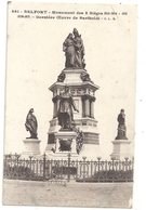 961. BELFORT . MONUMENT DES 3 SIEGES . DERNIERE OEUVRE DE BARTHOLDI . ECRITE AU VERSO LE 25 JANV 1918 - Belfort – Siège De Belfort