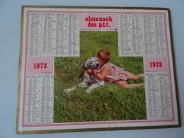 Almanach Ptt De 1973  Tendresse - Grand Format : 1971-80