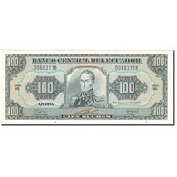 Billet, Équateur, 100 Sucres, 1991-06-21, KM:123Aa, SPL - Equateur