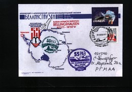 Russia 2010 Russian Antarcic Expedition Bellingshausen Inteesting Cover - Antarctic Expeditions
