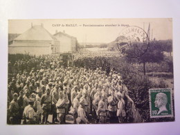 CAMP-de-MAILLY  (Aube)  :  Permissionnaires Attendant Le Départ   1924   XXX - Mailly-le-Camp