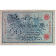 Billet, Allemagne, 100 Mark, 1908-02-07, KM:33a, TB+ - 100 Mark