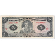 Billet, Équateur, 5 Sucres, 1975-03-14, KM:108a, SUP - Ecuador