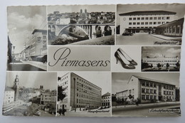 (10/8/59) Postkarte/AK "Pirmasens" Mehrbildkarte Mit 7 Ortsansichten - Pirmasens