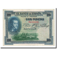 Billet, Espagne, 100 Pesetas, 1925-07-01, KM:69c, TB+ - 100 Pesetas