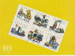 OLD TOYS Vieux Jouets Altes Spielzeug -  PHQ CARD  Slania Naszarkowski - Sweden 2000 MI 2194 - 2199 - Poppen