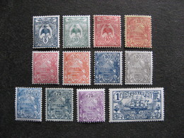 A). Nouvelle-Calédonie:  TB Série N°114 Au N° 125, Neufs X . - Unused Stamps