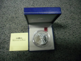 1 FRANC FDC ARGENT B.U Monnaie De Paris VICTOIRE FRANCE 1998 Et 2000 FOOTBALL @ SILVER PROOF Avec Certificat - Pruebas