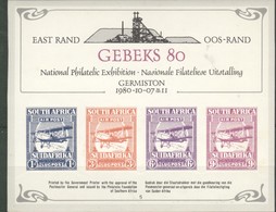 GEBEKS 80  National Philatelic Exhibition  Germinston 1980 10 07 - Covers & Documents