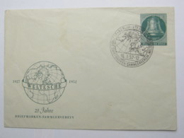 1952 , 10 Pf. Glocke , Mit Sonderstempel - Sobres Privados - Nuevos