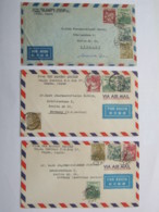 1960 , 3 Luftpostbriefe Nach  Deutschland - Brieven En Documenten