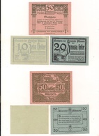 3 Notgeldscheine Alkoven 10, 20 + 50 H - Kiloware - Banknoten