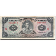 Billet, Équateur, 5 Sucres, 1975-03-14, KM:108a, SUP - Ecuador