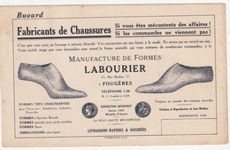 BUVARD - CHAUSSURES - MANUFACTURE DE FORMES - LABOURIER - 11 RUE BOCHIN  - FOUGERES  - 35 - Shoes