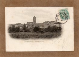 CPA - MONTHUREUX-sur-SAÔNE (88) - Aspect Du Bourg En 1900 - Monthureux Sur Saone
