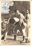 29-QUIMPER - LUTTE BRETONNE - 26-4-1958 - Wrestling