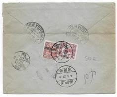 1929 - CHINA / MANDCHOURIE - LETTRE RECOMMANDEE De HARBIN => NEW YORK (USA) - Manchuria 1927-33