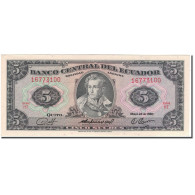 Billet, Équateur, 5 Sucres, 1980-05-24, KM:113c, SPL - Ecuador