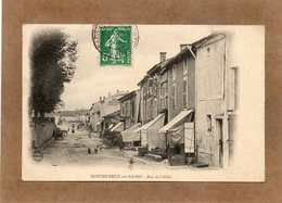 CPA - MONTHUREUX-sur-SAÔNE (88) - Aspect De La Rue De L'allée En 1909 - Monthureux Sur Saone