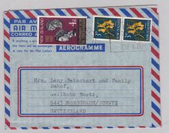 Aerogramme In Die Schweiz (br5585) - Covers & Documents