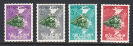 Vietnam 1959 Reopening Saigon Dongha RR, Mint No Hinge, Sc# 116-119 - Vietnam