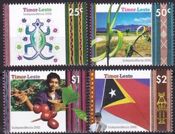 2002, Timor, 371/74, Unabhängigkeit (I), Independence. MNH ** - Timor