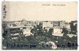 - Port-Said - Place De Lesseps, écrite Par Un Marin, Aôut 1917, BE, Scans. - Port-Saïd